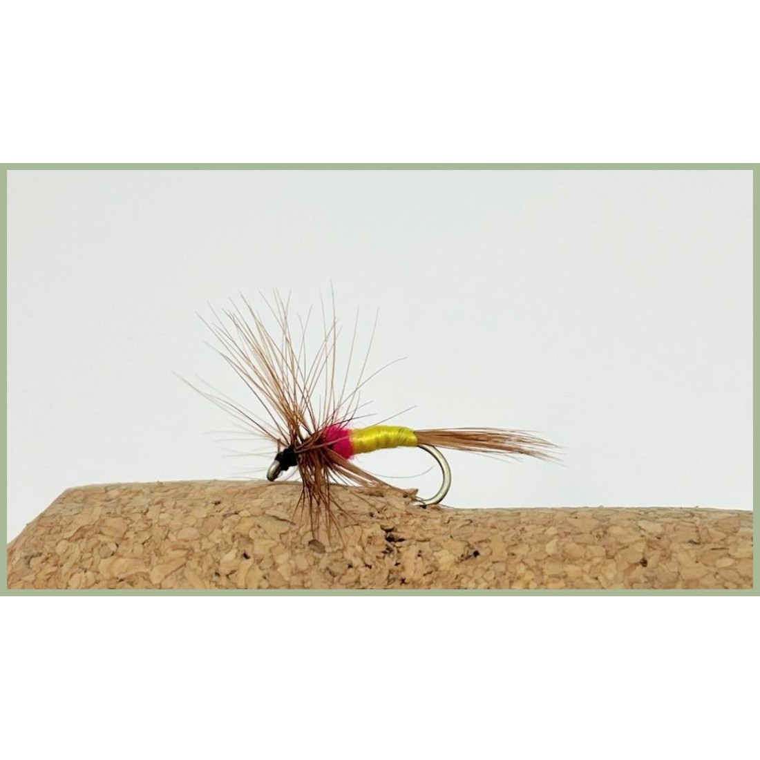 18 Mosche Secche Per Pesca Alla Trota - Mix Di Greenwell, Sherry Spinner, Tupps - Taglie Assortite